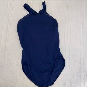 Weissman Navy Blue Adult Large Dance Leotard